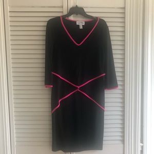 Black and magenta dress brand new